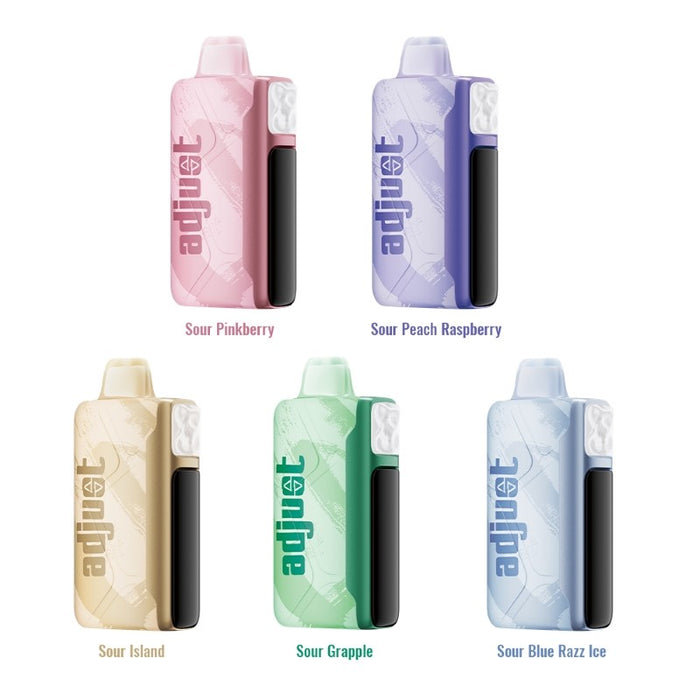 Adjust MySour 40K Disposable Vape - 40,000 Puff Device with Adjustable Settings for Enhanced Vaping at MistVapor Online Vape Shop.