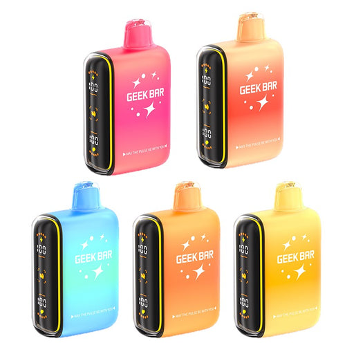 Geek Bar Pulse 15000 Savers Edition Disposable Vape with candy-inspired flavors and dual mesh coils