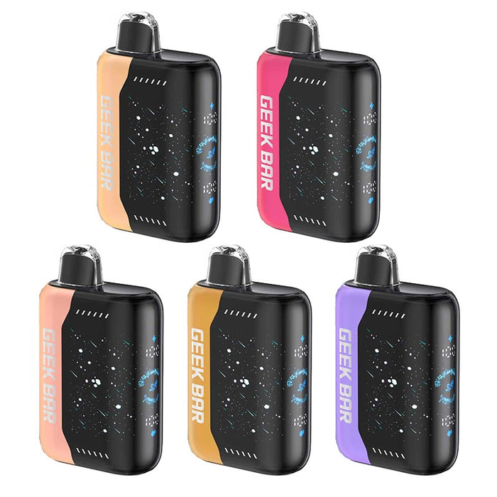 Geek Bar Pulse X 25K Slush Edition Disposable Vape with 18ml e-juice for refreshing slushie flavors.