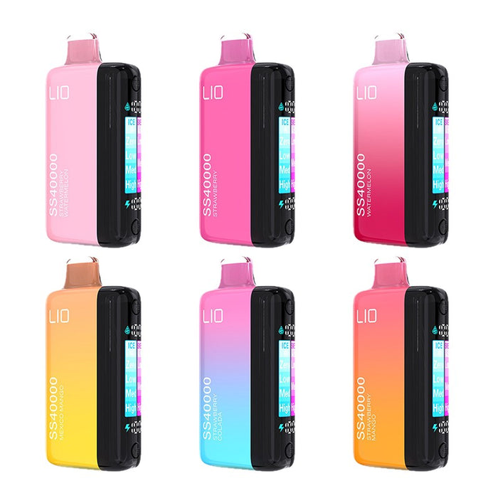 iJOY Lio SS40000 Disposable Vape – Triple Tanks with 22ml E-Liquid Capacity