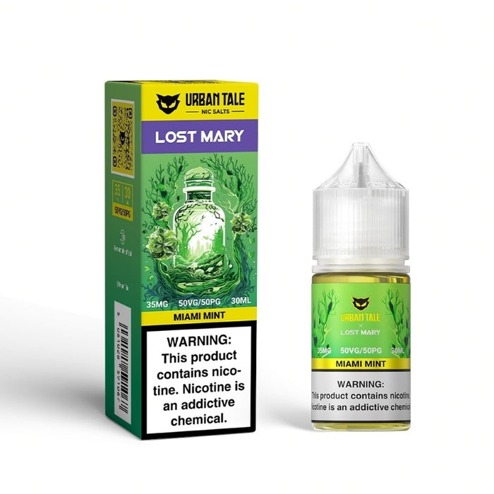 Miami Mint Urban Tale X Lost Mary Nic Salts E-juice 30ml