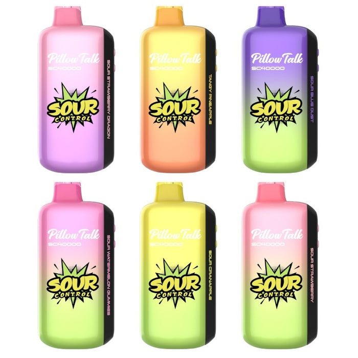 Pillow Talk Sour Control SC40000 Disposable Vape - 40,000 Puff Device with Adjustable Settings from MistVapor Online Vape Shop.