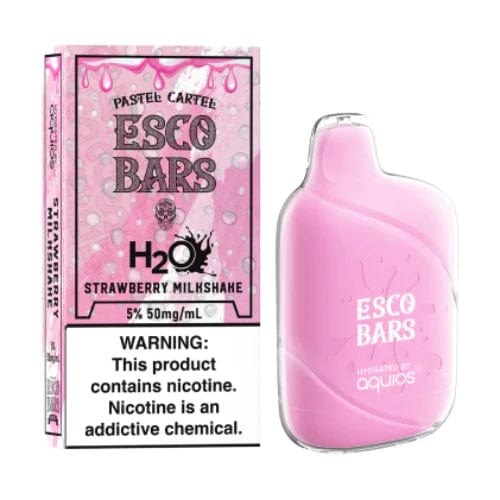 Esco Bars H2O 6000 Puff Disposable Rechargeable Vape 5%-Disposable Vape-ESCOBARS-Strawberry Milkshake-MISTVAPOR