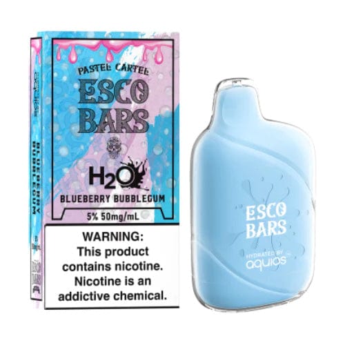 Esco Bars H2O 6000 Puff Disposable Rechargeable Vape 5%-Disposable Vape-ESCOBARS-Blueberry Bubblegum-MISTVAPOR