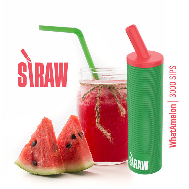 Straw Disposable 3000 Puffs-Disposable Vape-mysite-WhatAmelon-MISTVAPOR