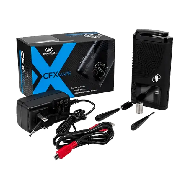 Get exceptional clouds and a customized vaping experience with the Boundless CFX. Its precision temperature control, convection heating, and 20-second heating time make it a high-performing vaporizer. The device's lightweight construction, dynamic digital display, and hidden mouthpiece make it easy to take on the go in vivant online vaporizer store.