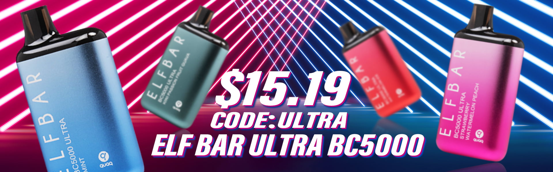 Elf Bar Ultra BC5000 Disposable Vape Box with the best price in mistvapor online vape shop