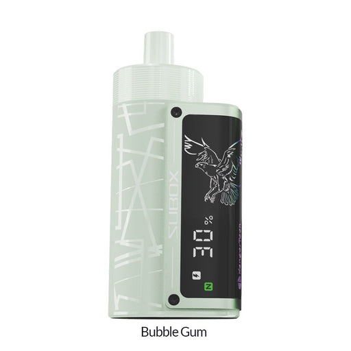 Kanger SUBOX 50000 disposable vape with two apples, bubble gum, and other exciting flavors.