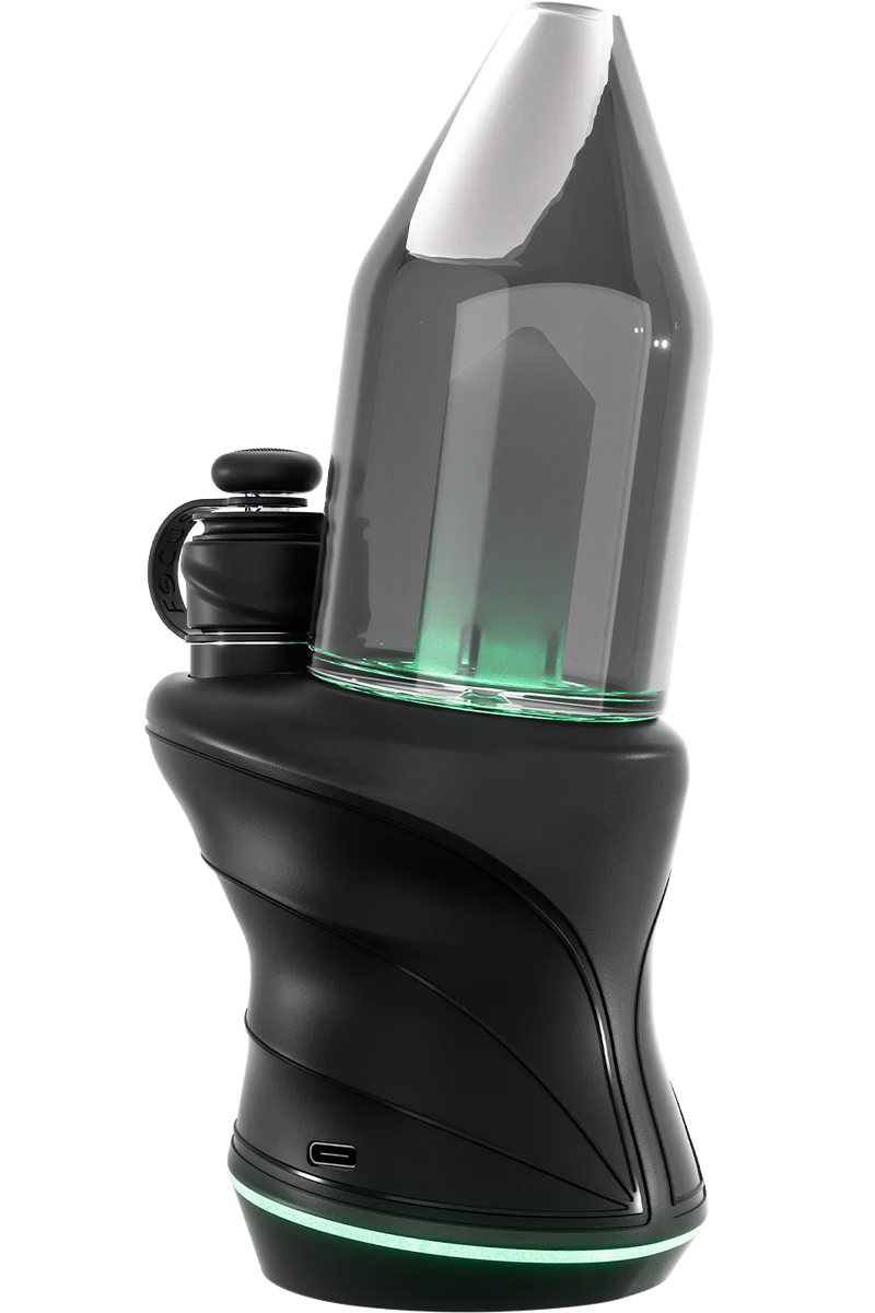 Portable e-rig dab vaporizer with Bluetooth and control stick for airflow precision