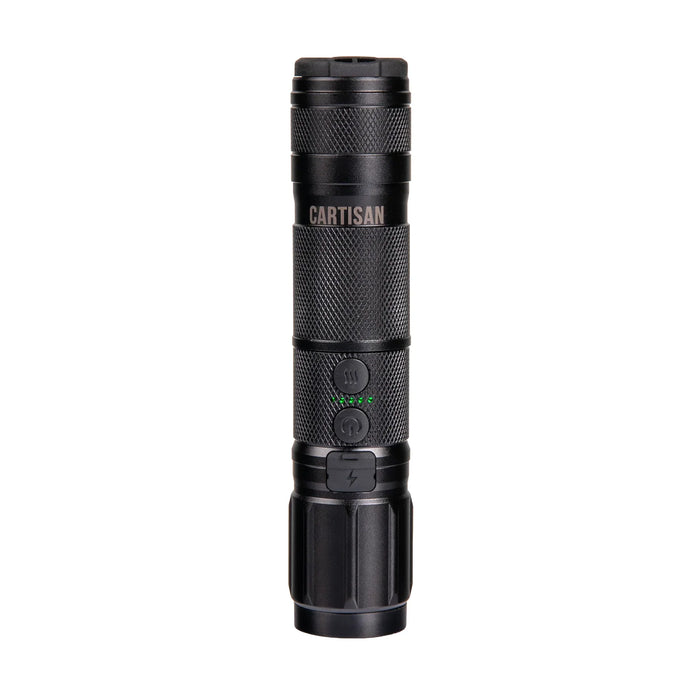High-Beam 510 vaporizer with built-in LED flashlight, ergonomic knurled body, and silicone mouthpiece for smooth 510 cartridge vaping, available at Vivant Online Vaporizer Shop.