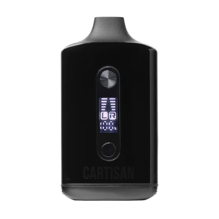 Cartisan Veil Bar DUO dual cartridge 510-thread vape with LCD display and USB-C charging