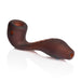 GRAV Sandblasted Mini Classic Sherlock hand pipe with matte finish, 4-inch portable glass pipe for flower at Vivant Online Vaporizer Shop.