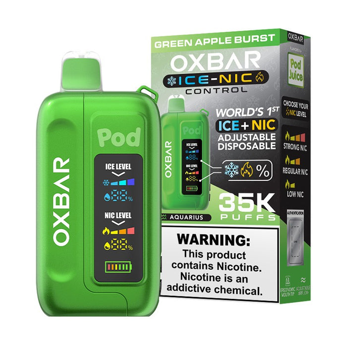 Pod Juice X OXBAR Ice-Nic Control 35K Disposable Vape 5%