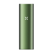 PAX Flow dry herb vaporizer with aluminum finish and curved edges for portable vaping.