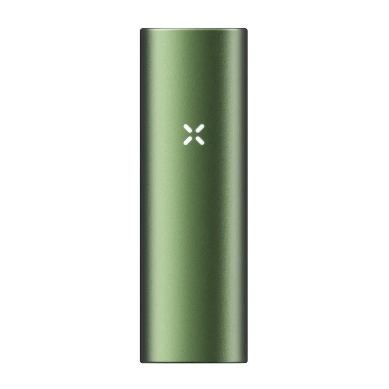 PAX Flow dry herb vaporizer with aluminum finish and curved edges for portable vaping.
