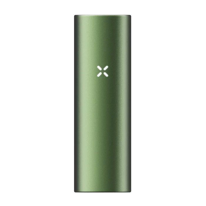 PAX Flow dry herb vaporizer with aluminum finish and curved edges for portable vaping.
