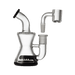 Groove Hourglass Micro Rig – Compact design, black accents, and versatile usage for concentrates and dry herbs. 
