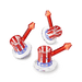 Limited Edition July 4th Spoon Pipe: Uncle Sam hat-shaped bowl in red, white, and blue.