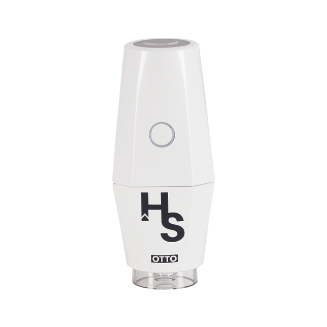 Transform your grinding routine with the OTTO™ Grinder at Vivant. In exclusive Pearl White, this AI-powered device effortlessly grinds and packs 20-30 cones per charge. Elevate your experience.