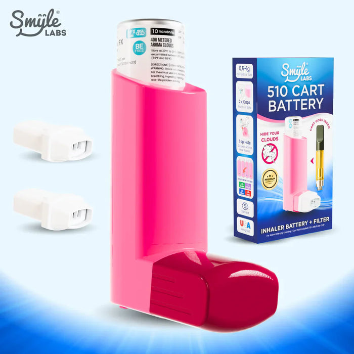 Smyle Labs 2-in-1 510 cartridge battery with adjustable voltage and USB-C charging