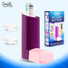 Portable 510 cart vaporizer with built-in personal vapor filter for low-profile use