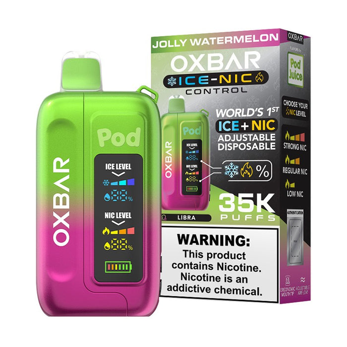 Pod Juice X OXBAR Ice-Nic Control 35K Disposable Vape 5%