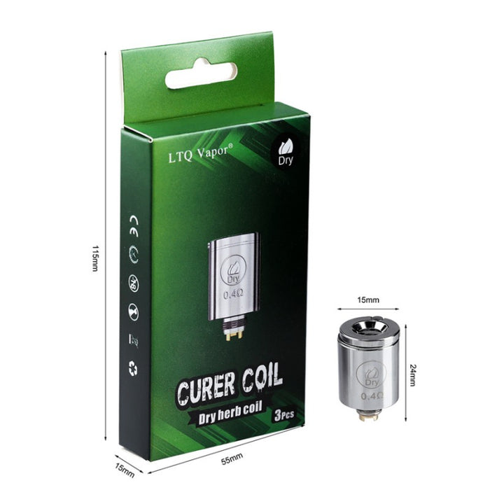 LTQ Vapor CURER Replacement Coils (3pcs/pack)