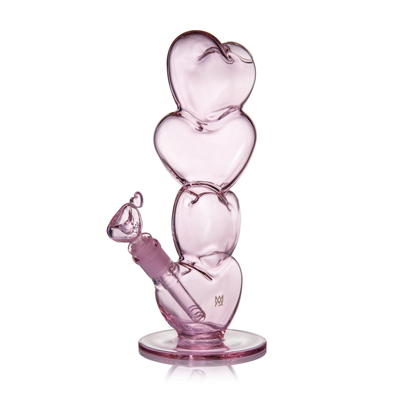 Premium 14mm glass water pipe delivering smooth and clean smoking sessions