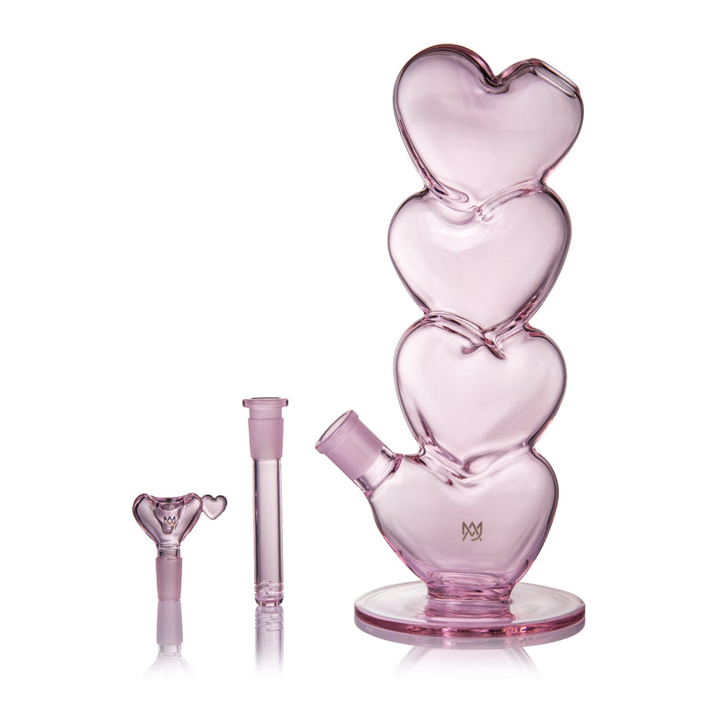 Stylish 11-inch borosilicate glass bong perfect for collectors and daily use