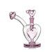 Compact borosilicate glass water pipe designed for smooth, filtered smoking