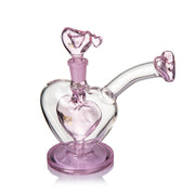 Handmade Sonnet Bubbler by MJ Arsenal featuring artistic Valentine’s Day design