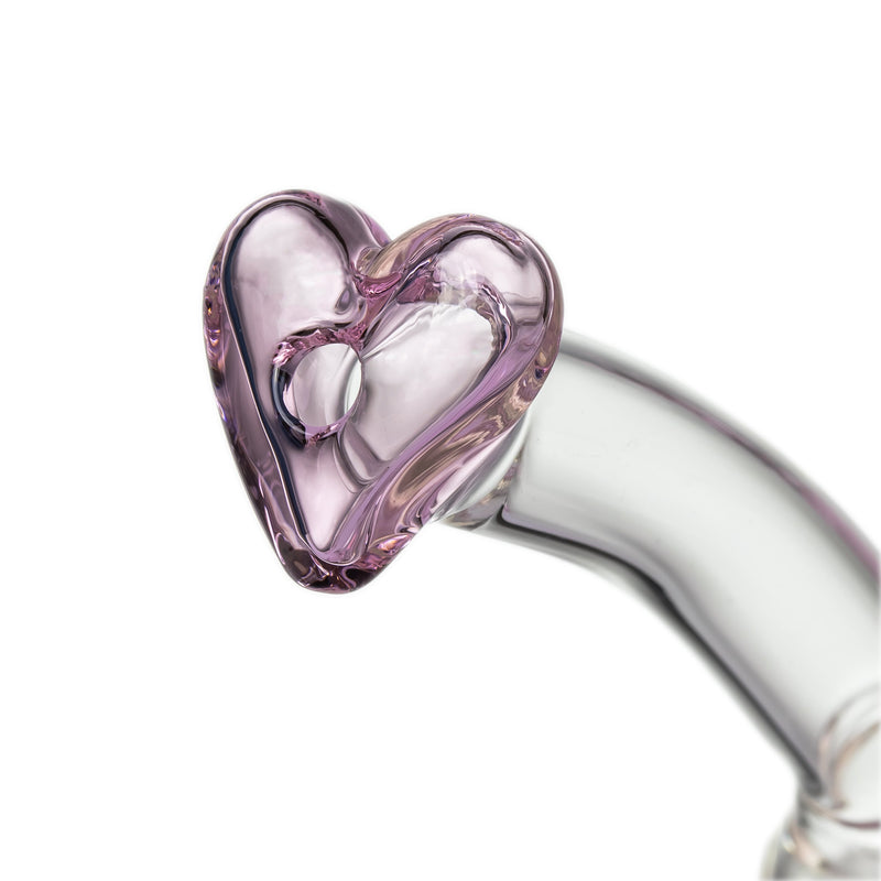 Elegant 14mm glass bubbler perfect for collectors and everyday smoking sessions