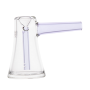 Portable smoking bubbler with ergonomic design for effortless handling