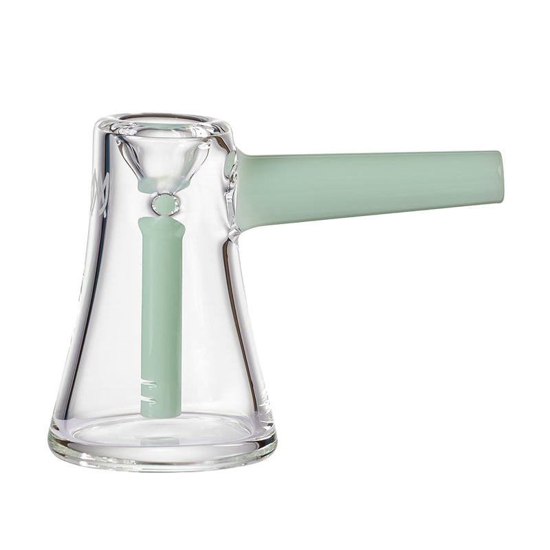 Durable 100% borosilicate glass bubbler for portable and stylish concentrate or dry herb use
