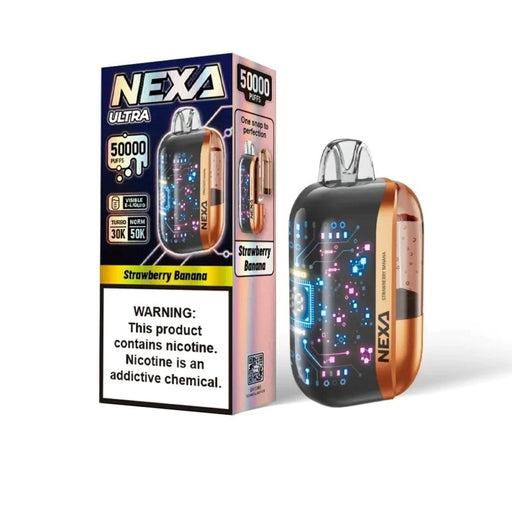 Rechargeable 800mAh battery powers the NEXA Ultra 50K for extended vaping.