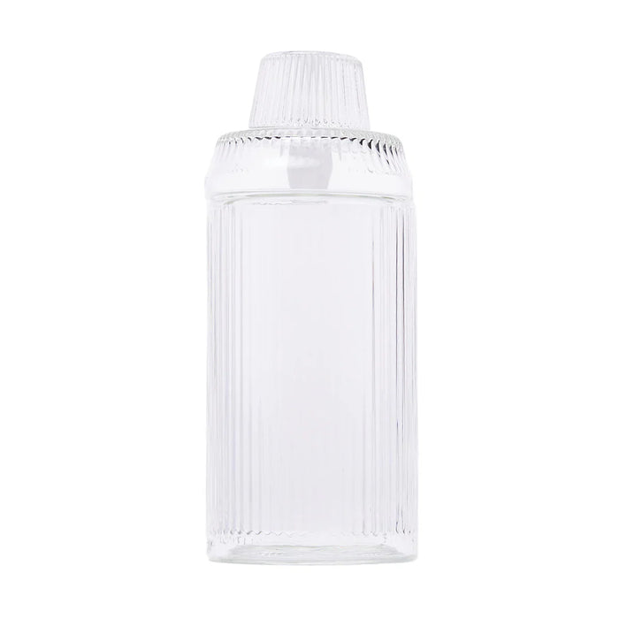 Art Deco-style gravity bong with durable borosilicate glass construction, ideal for bar settings or personal use.