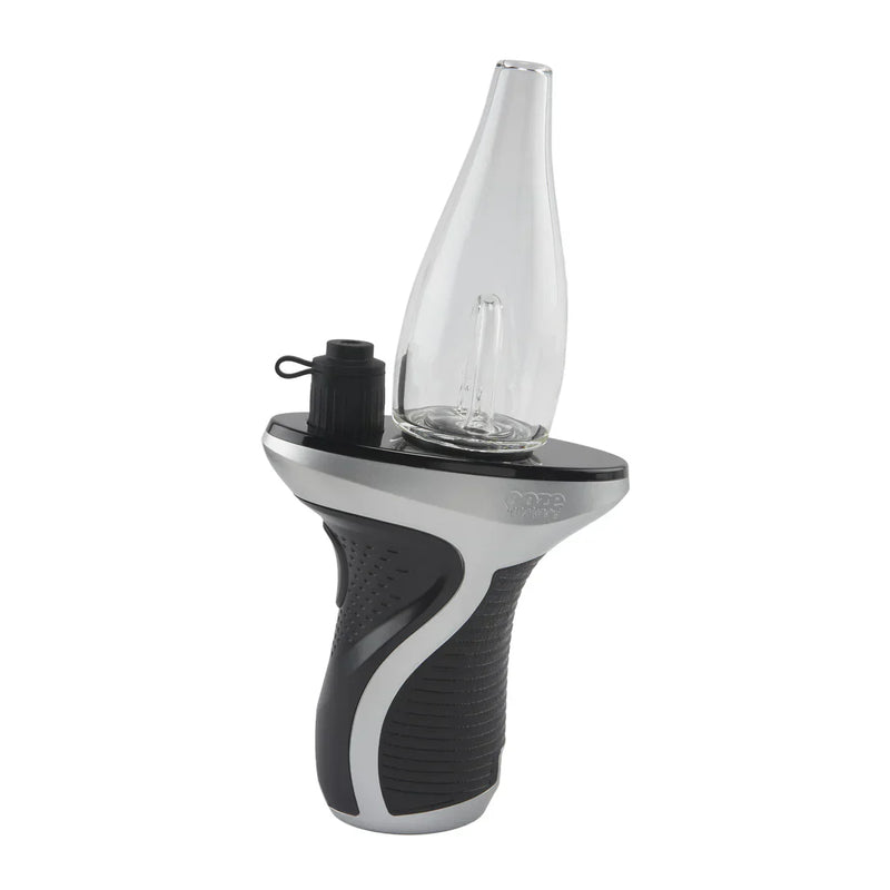 Ooze Trigger dab rig with digital screen, flex temp settings, and smell proof travel case included