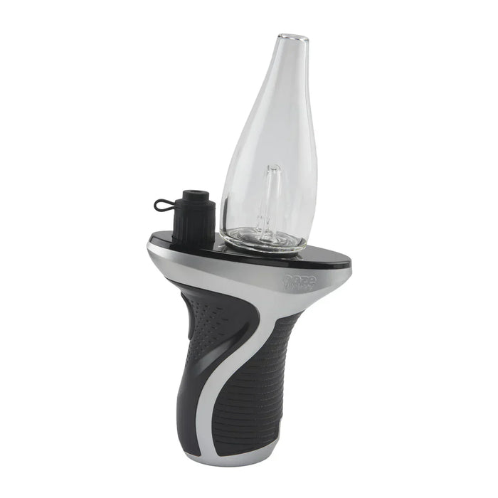 Ooze Trigger dab rig with digital screen, flex temp settings, and smell proof travel case included