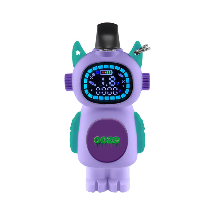 Ooze Bot 650 mAh vape battery with flex temp knob, puff counter and digital display — top-selling 510 thread battery at Vivant.