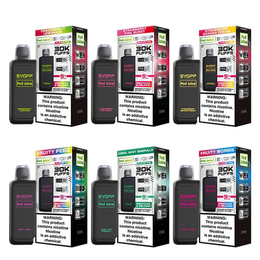 OXBAR X Pod Juice SVOPP 30K Disposable Pod with 5% nicotine strength at MistVapor online vape shop.