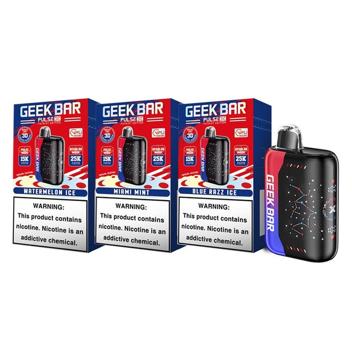 Geek Bar Pulse X 25K Patriot Edition Disposable Vape 18ml