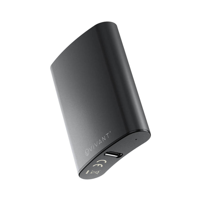 vivant se grey- best portable flask mini 510 battery with usb-c charging 