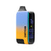 Close-up of the digital tube display on the Cartisan Veil Bar Pro EVO showing voltage and battery level.
