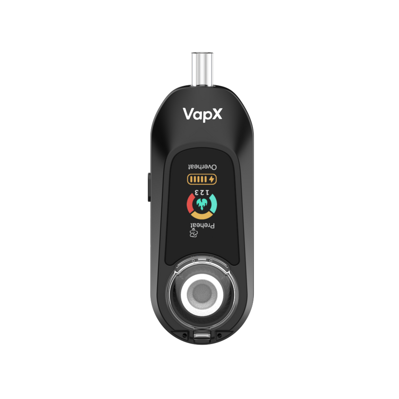 Portable Magic Bean ceramic vape device with 1000mAh battery and adjustable airflow control