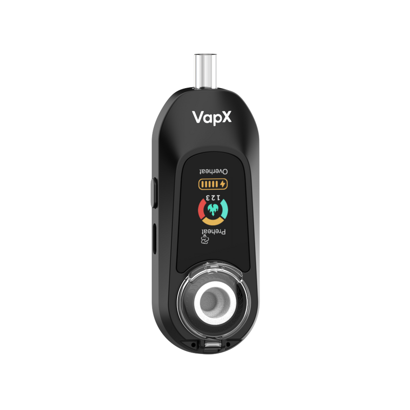 Magic Bean adjustable voltage vape with flat mesh ceramic bowl for pure taste vaping