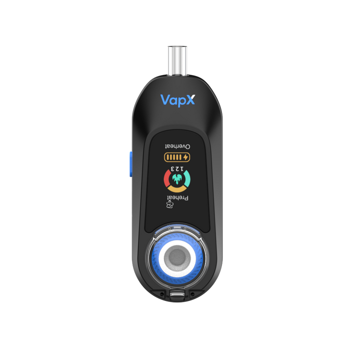Magic Bean vaporizer with full ceramic bowl for smooth flavor and anti-clog airway system