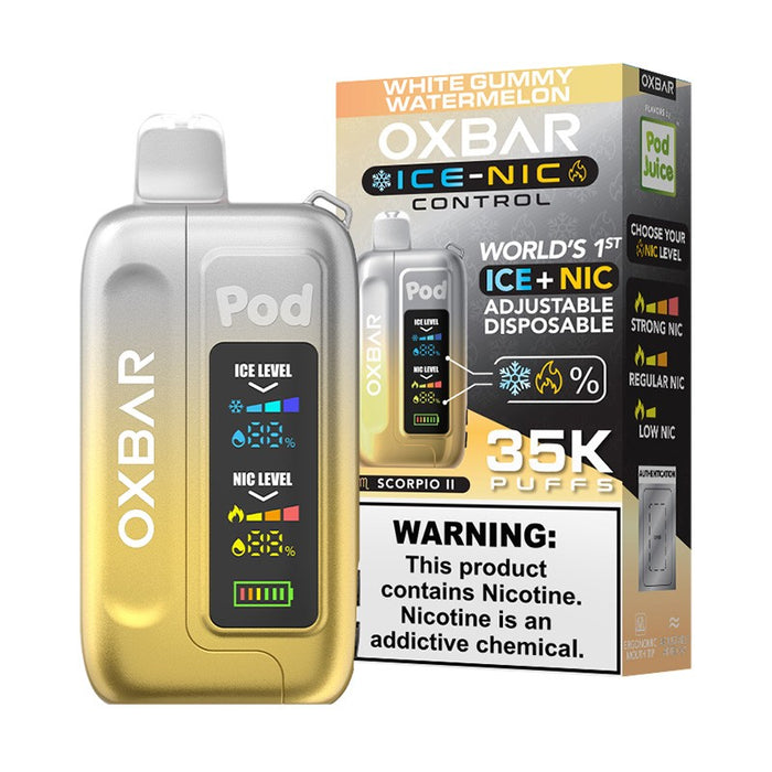 Pod Juice X OXBAR Ice-Nic Control 35K Disposable Vape 5%