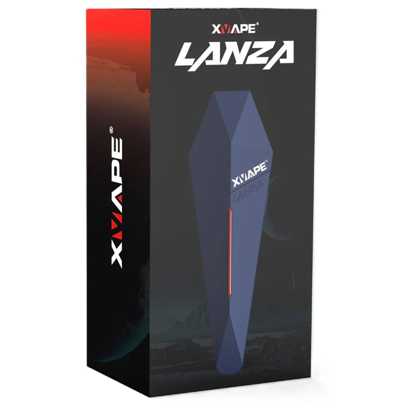 Slim cylindrical X Vape Lanza vaporizer with efficient electronic heating for flavorful dry herb sessions