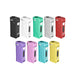 Yocan UNI Pro 510 thread battery mod with adjustable voltage displayed on OLED screen