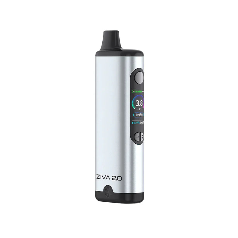 Yocan Ziva 2.0 650mAh 510 thread battery compatible with 2g cartridges for discreet portable vaping.